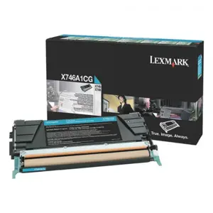 Toner Lexmark X746A1CG, cyan, 7K pagini - Imagine 1