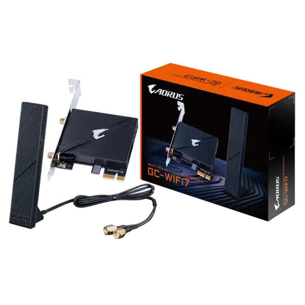 Placa de retea GC-WIFI7 Gigabyte, 5800Mbps, PCIe - Imagine 2