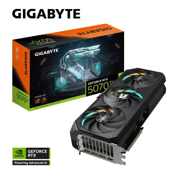 GeForce RTX 5070 Ti GAMING 16G, Gigabyte, 256 bit - Imagine 8