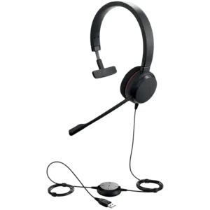 Casti Jabra Evolve 20 MS Mono USB, noise cancelling - Imagine 3