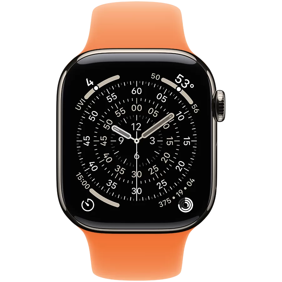 Band sport Apple AW BAND 42MM CLEMENTINE SB M/L - Imagine 2