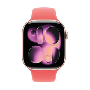Band sport Apple AW BAND 46MM Bright Guava M/L - Imagine 3