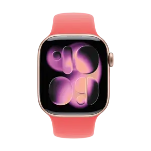 Band sport Apple AW BAND 42MM Bright Guava M/L - Imagine 3