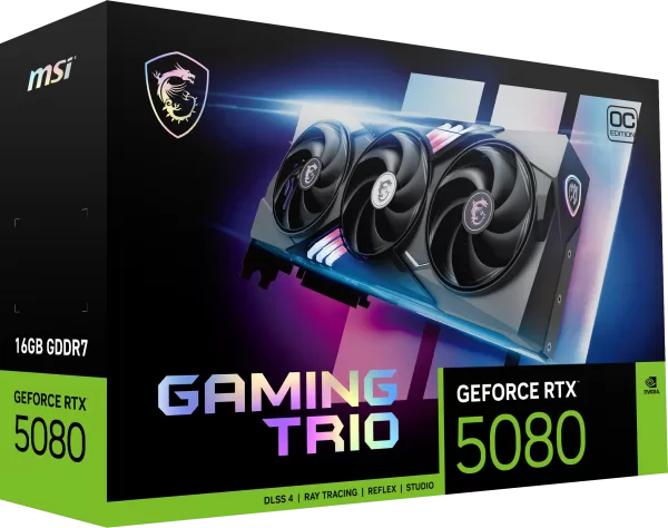 Msi GeForce RTX 5080 16G GAMING TRIO OC - Imagine 8