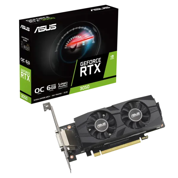Placa video Asus RTX3050-O6G-LP-BRK 6GB GDDR6 - Imagine 8