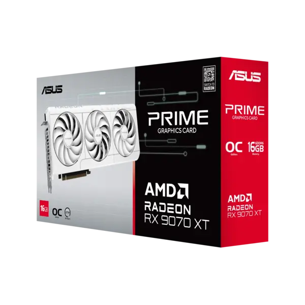 VGA ASUS PRIME-RX9070XT-O16G-WHITE Placa video Asus - Imagine 13
