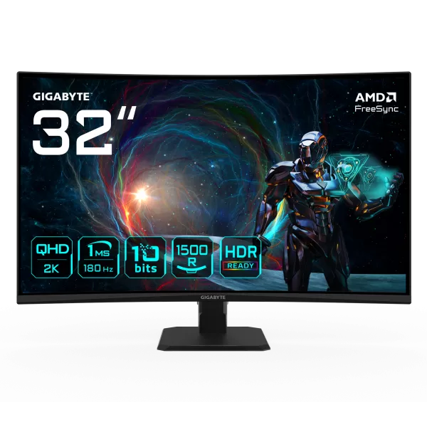 Monitor LED Gigabyte GS32QCA 31.5 Quad HD - Imagine 2