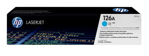 Toner CE311A HP, LaserJet Pro 100 M175A, cyan - Imagine 2