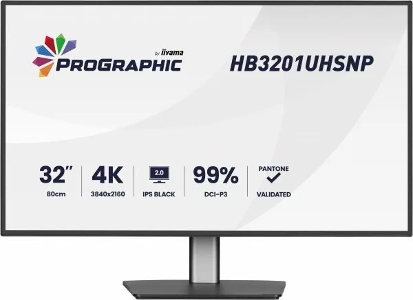 Monitor Iiyama HB3201UHSNP-B1 32 UHD 3840x2160 - Imagine 2