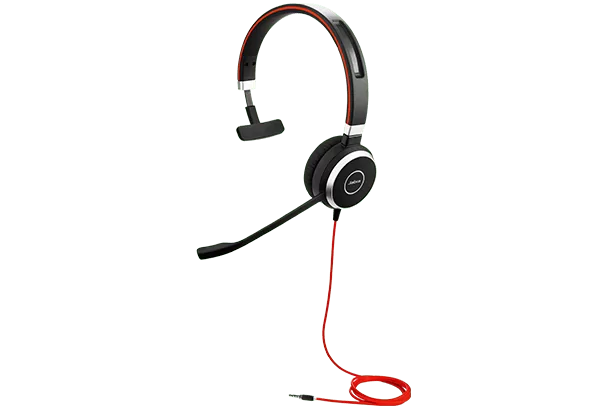 Casti mono Jabra Evolve 40 UC cu jack de 3.5mm - Imagine 2