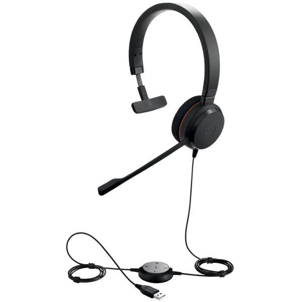 Casti Jabra Evolve 20 MS Mono USB, noise cancelling - Imagine 5