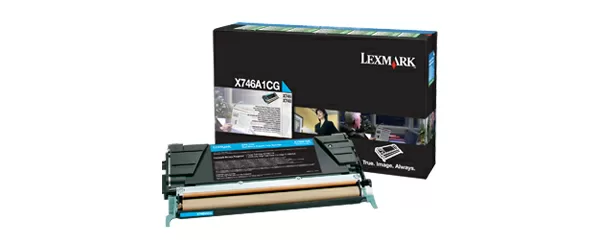 Toner Lexmark X746A1CG, cyan, 7K pagini - Imagine 2