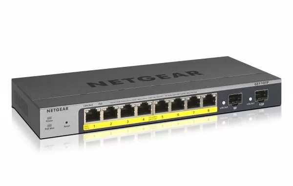 Switch 8P GE POE Netgear GS110TP-300EUS - Imagine 2