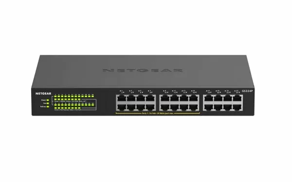 Switch 24PT GIGE UNMNGED Netgear GS324P POE+ - Imagine 6