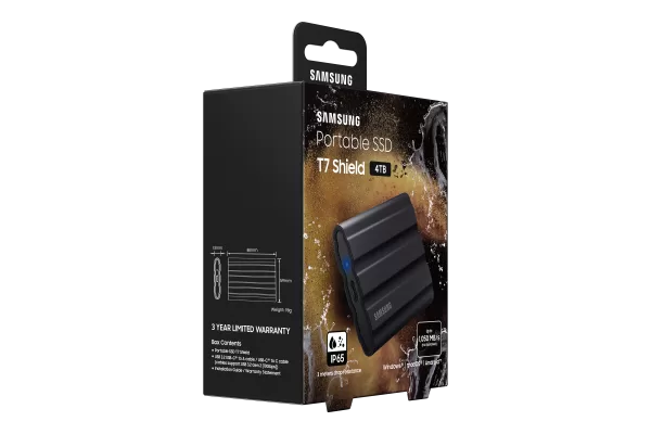 SSD Portabil Samsung T7 Shield 1TB USB 3.2 IP65 - Imagine 10