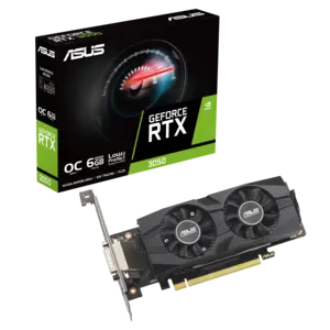 Placa video Asus RTX3050-O6G-LP-BRK 6GB GDDR6 - Imagine 8