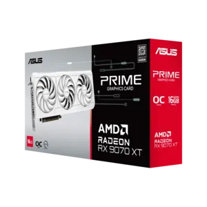 VGA ASUS PRIME-RX9070XT-O16G-WHITE Placa video Asus - Imagine 13