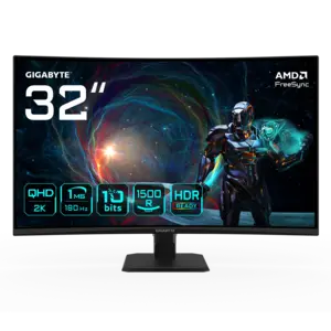 Monitor LED Gigabyte GS32QCA 31.5 Quad HD - Imagine 2
