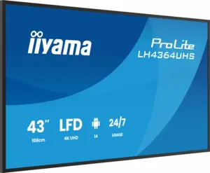 Monitor Iiyama LH4364UHS-B1AG 43'' UHD 3840x2160 60Hz - Imagine 4
