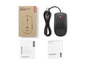 Mouse biometric USB Lenovo G3 cu amprenta digitala - Imagine 8