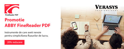 Promotie ABBYY FineReader pentru organizatia dvs. In perioada 1 mai - 31 mai 2024
