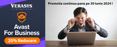 Promotie AVAST Business pentru compania dvs. pana la 30 iunie 2024